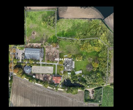 Fläche des Grundstücks in m²